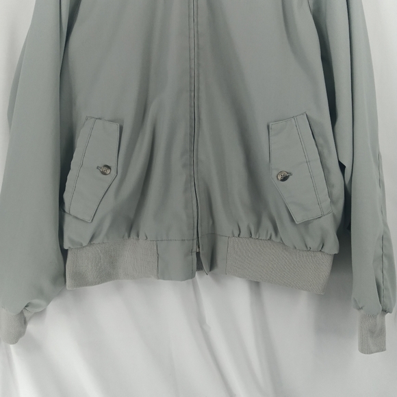 Vintage King Louie Pro Fit Bomber Jacket Men’s XL Gray Plaid Lined Western USA - Picture 5 of 11